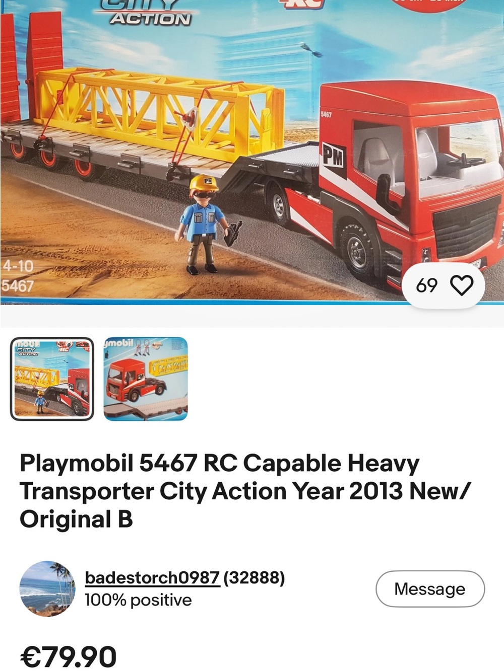 Playmobil city action cargo lot 2013 new in bags not boxes
